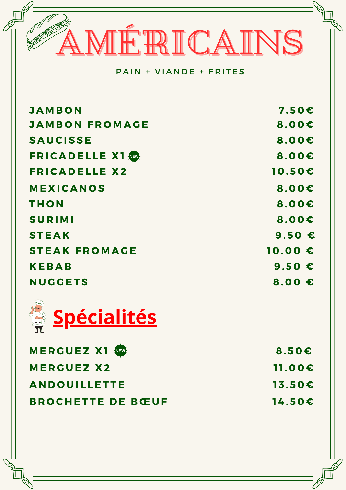 Menu 2